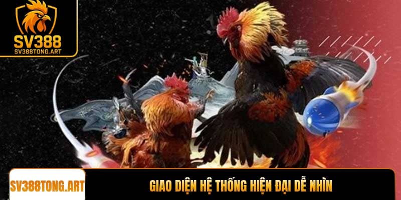 Giao diện hệ thống hiện đại dễ nhìn